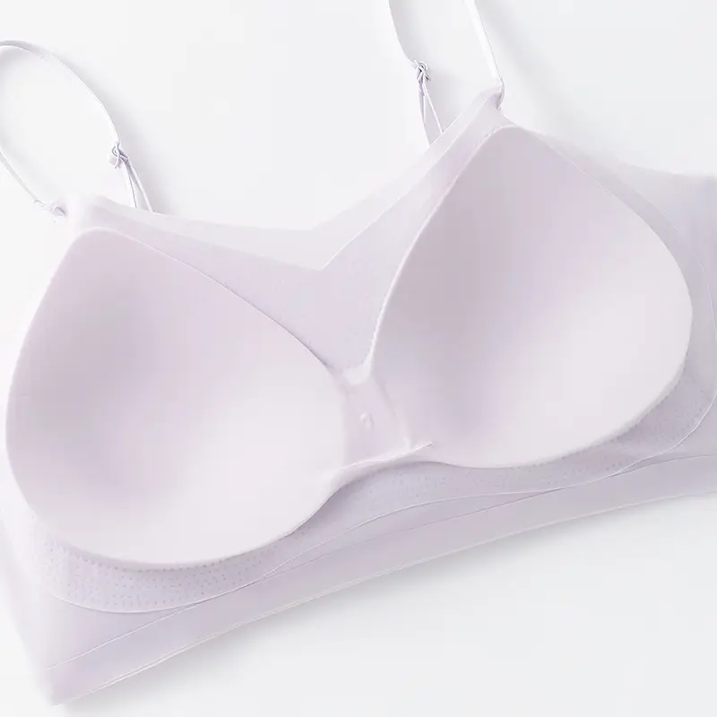 Traceless Ultra-thin Women's Sling without Steel Ring Fixed Cup Beauty Vest Top-up Anti-adjustable Strapless Bra for Girls - Image 8