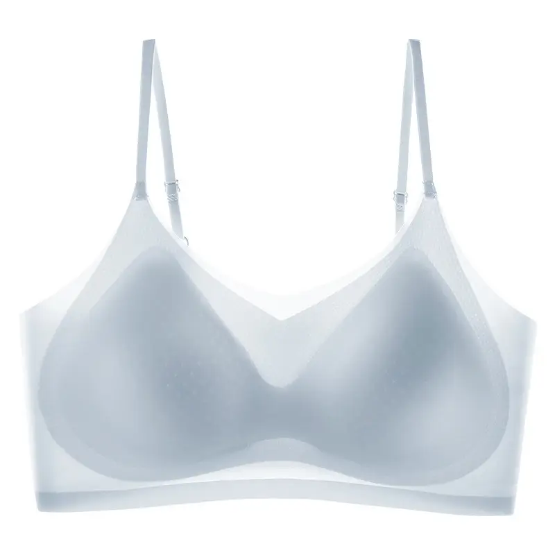 Traceless Ultra-thin Women's Sling without Steel Ring Fixed Cup Beauty Vest Top-up Anti-adjustable Strapless Bra for Girls - Image 3