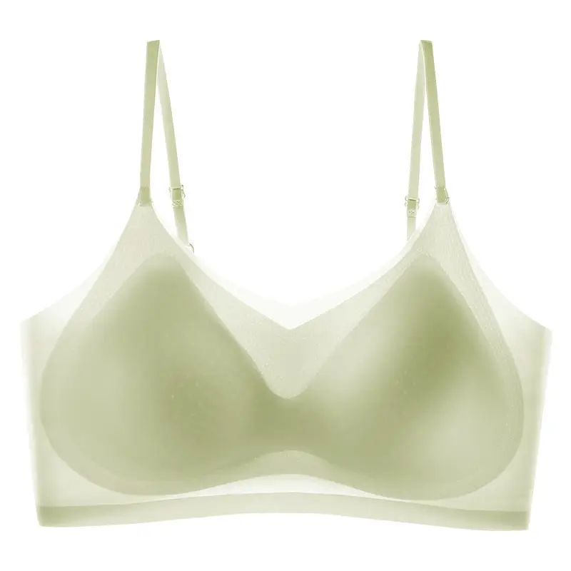 Traceless Ultra-thin Women's Sling without Steel Ring Fixed Cup Beauty Vest Top-up Anti-adjustable Strapless Bra for Girls - Image 4