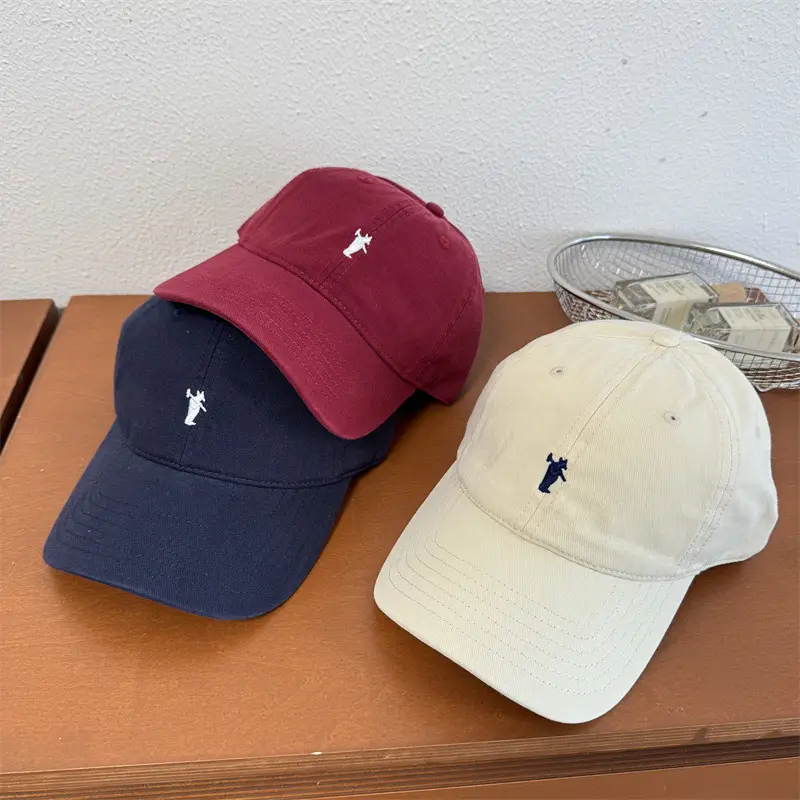 Women Embroidered Baseball Cap Navy Blue