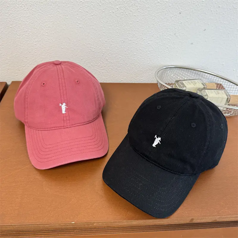 Women Embroidered Baseball Cap Navy Blue
