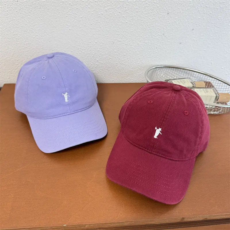 Women Embroidered Baseball Cap Navy Blue