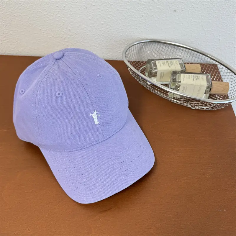 Women Embroidered Baseball Cap Navy Blue