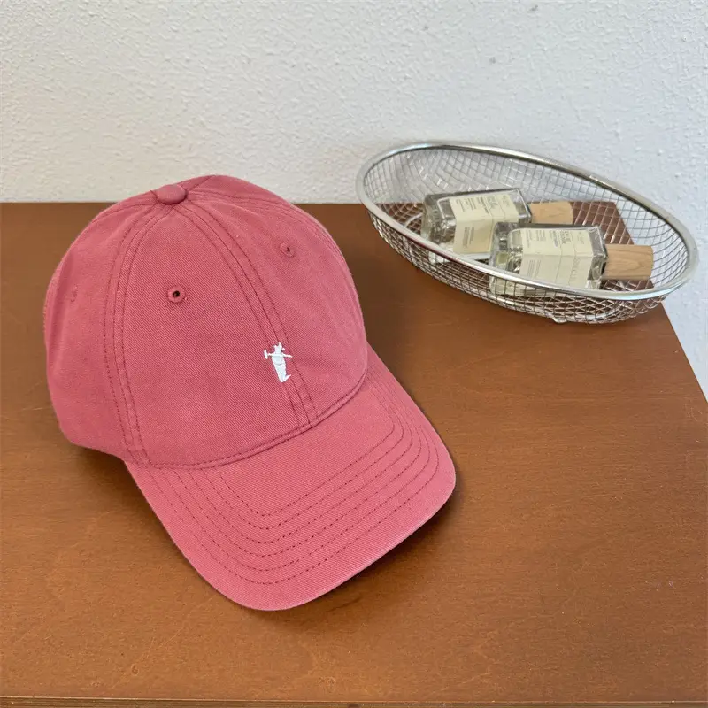 Women Embroidered Baseball Cap Navy Blue