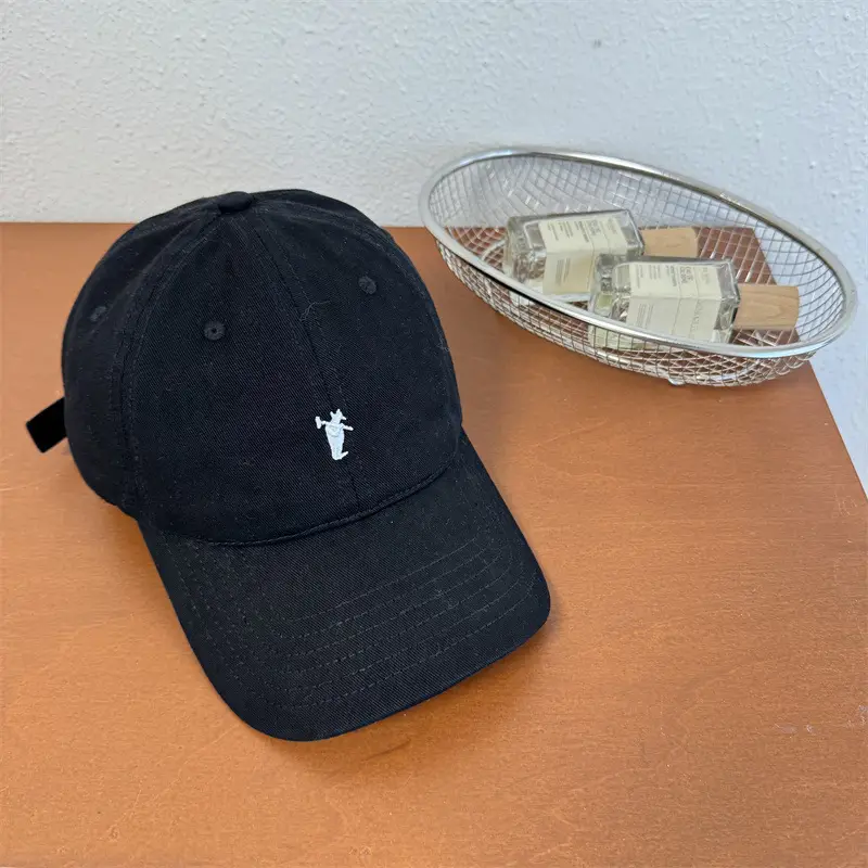 Women Embroidered Baseball Cap Navy Blue