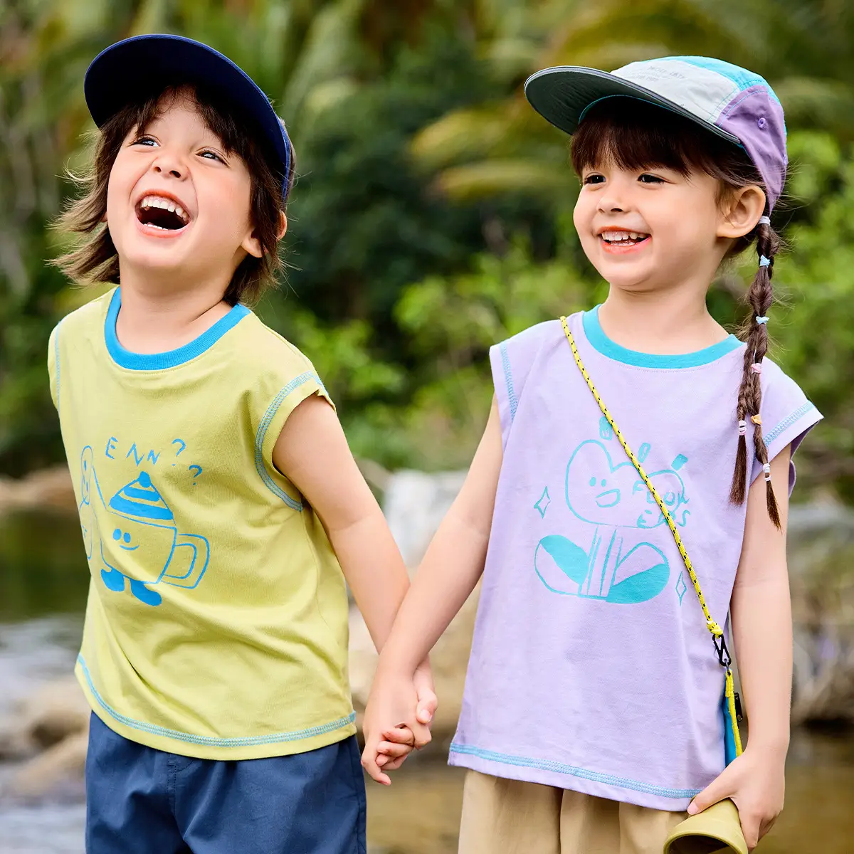 Doodle Kids Sleeveless Vest Summer Wear 100% Cotton