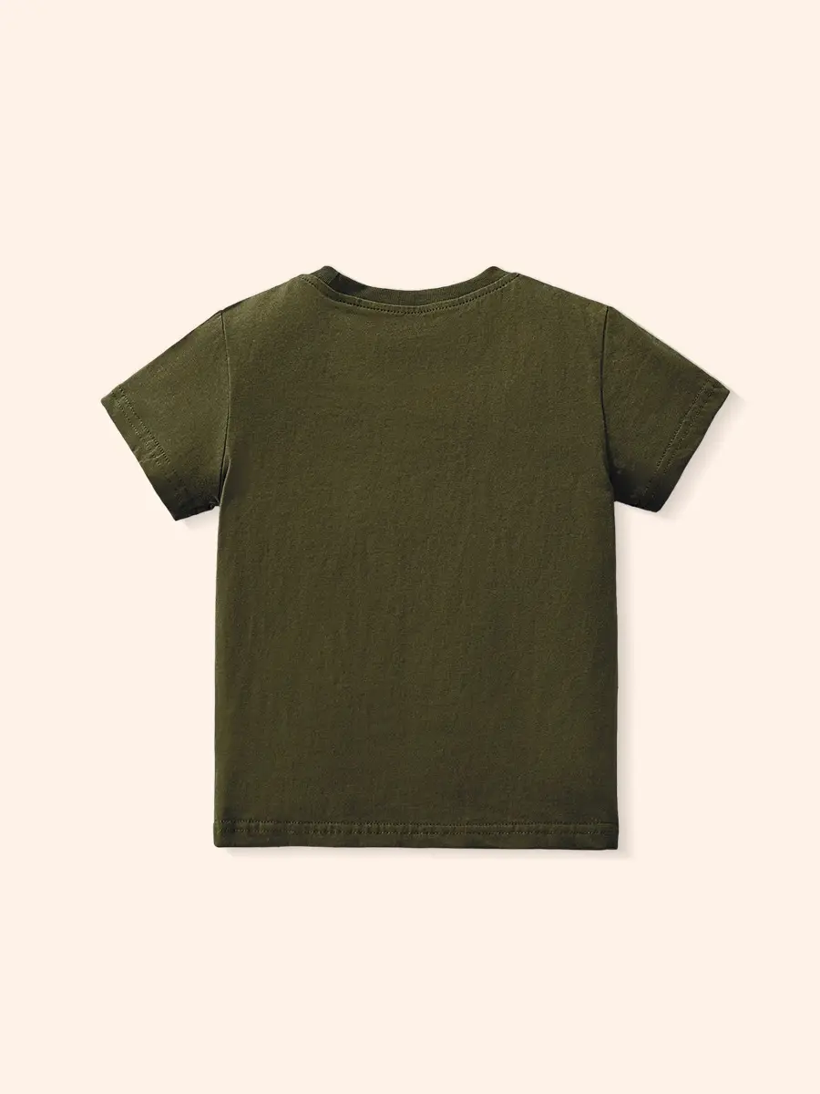 2025 Summer New Kids Cartoon Dinosaur T-Shirt Boys - Image 3