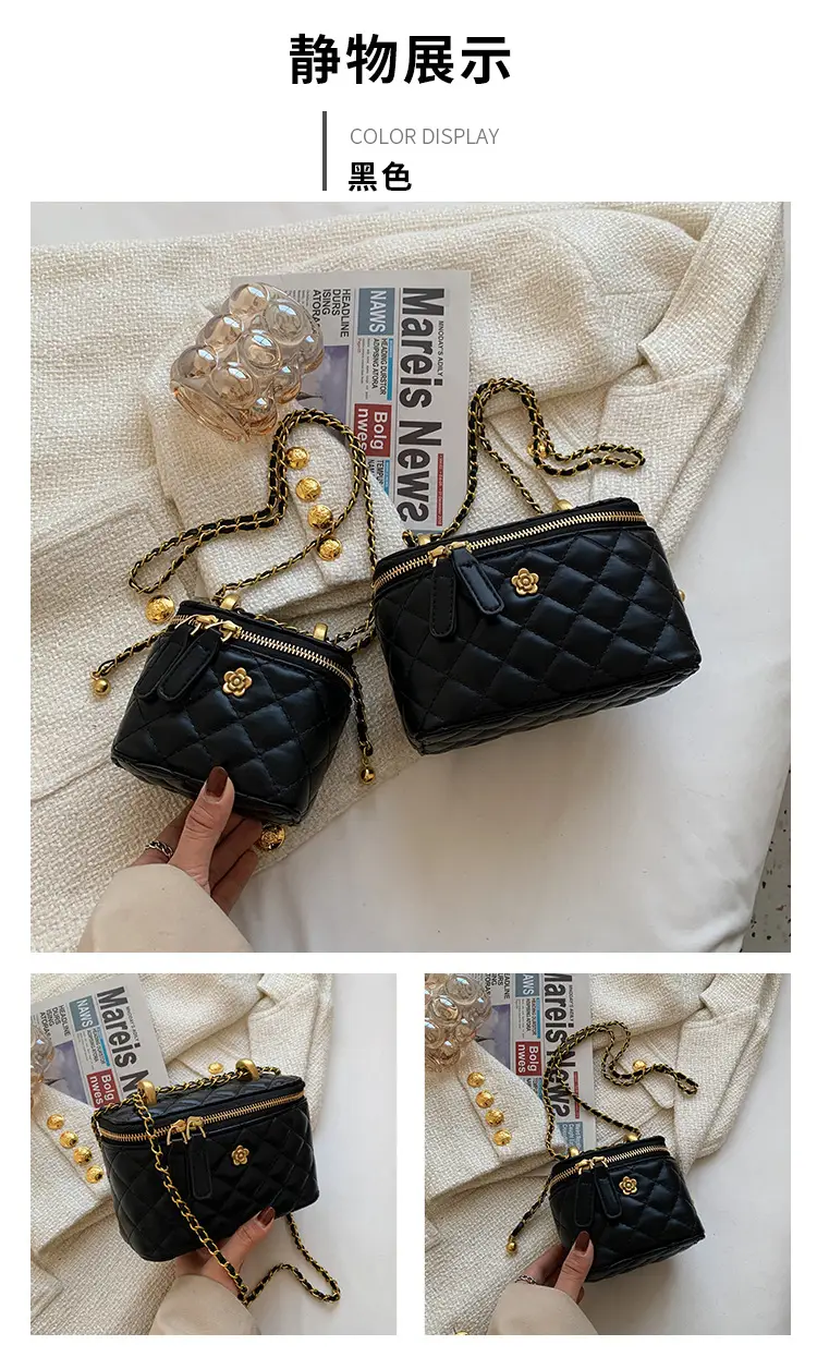 White Quilted Chain Shoulder Bag for Women 2026 — feature 18