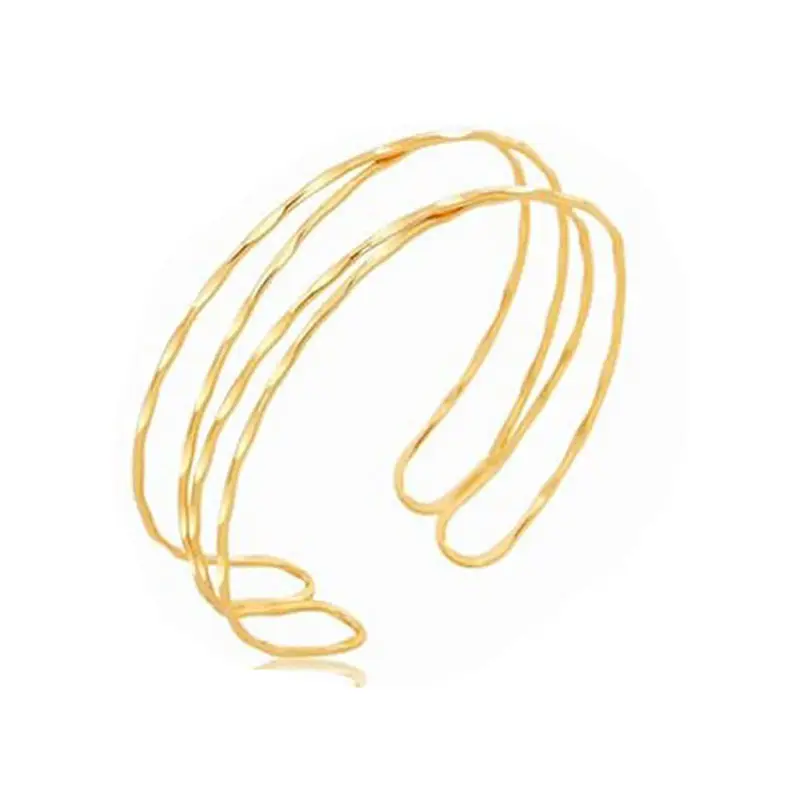 European and American Baroque Personality Street Beat Arm Ring Retro Note Multi-layer Bracelet Metal Open Bracelet Arm Band Manufacturers