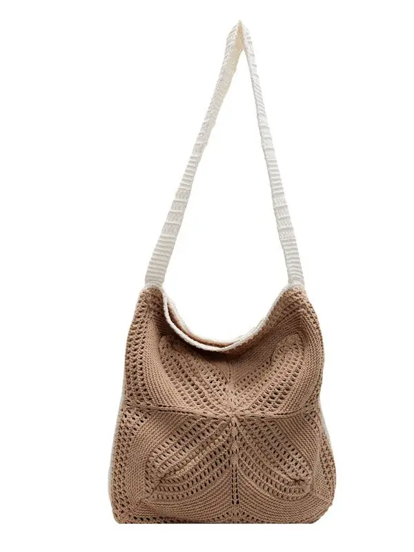 Hollow Out Artistic Handbag for Women Beach Casual Luggage - Image 9
