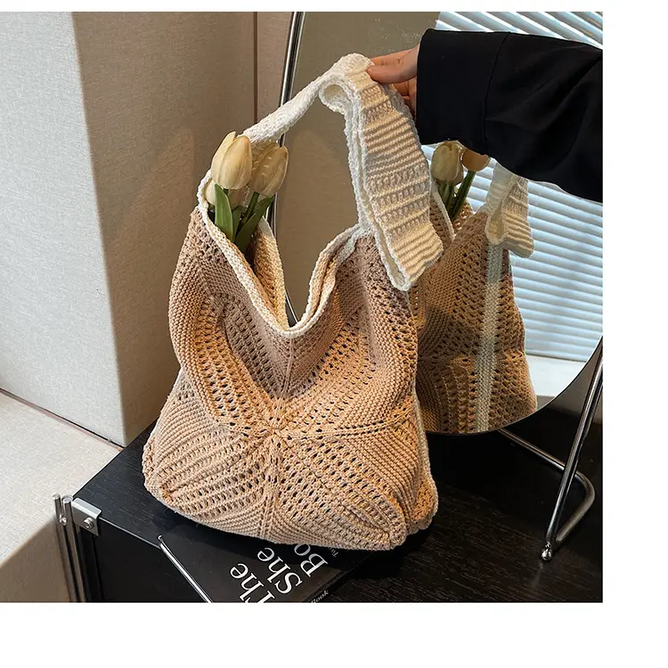 Hollow Out Artistic Handbag for Women Beach Casual Luggage — feature 12
