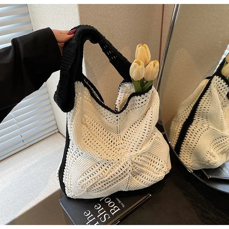 Hollow Out Artistic Handbag for Women Beach Casual Luggage — feature 13