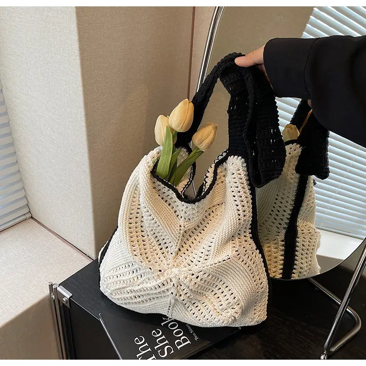 Hollow Out Artistic Handbag for Women Beach Casual Luggage — feature 14