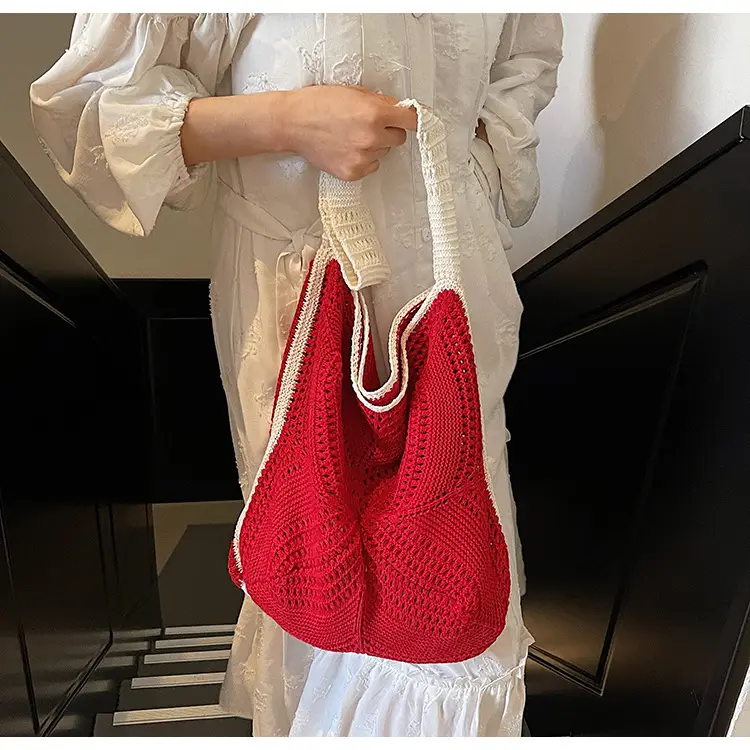 Hollow Out Artistic Handbag for Women Beach Casual Luggage — feature 15