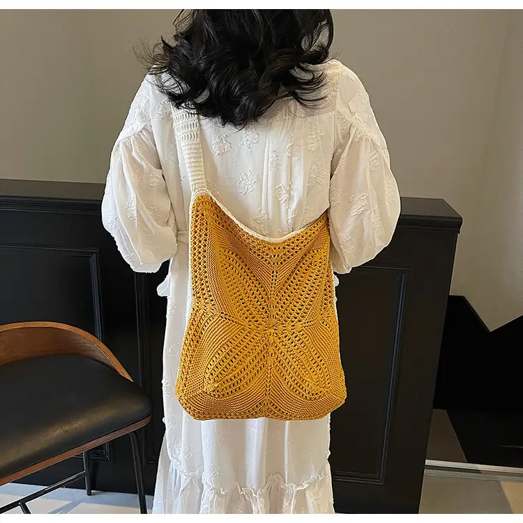 Hollow Out Artistic Handbag for Women Beach Casual Luggage — feature 21