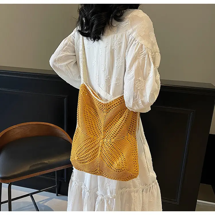 Hollow Out Artistic Handbag for Women Beach Casual Luggage — feature 22