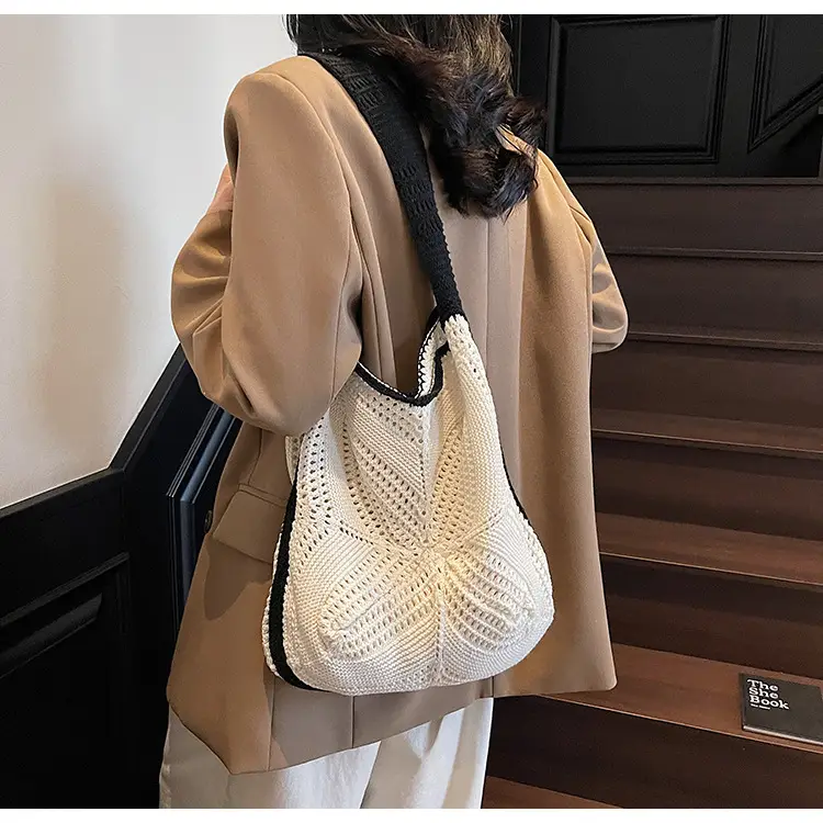 Hollow Out Artistic Handbag for Women Beach Casual Luggage — feature 23