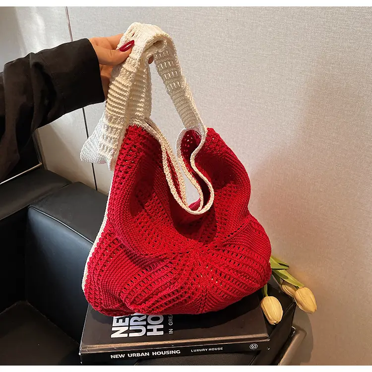 Hollow Out Artistic Handbag for Women Beach Casual Luggage — feature 9