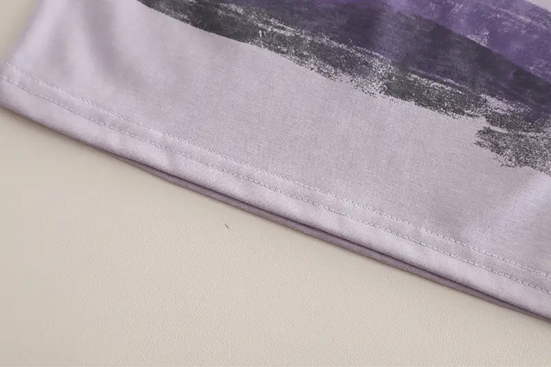 Children's Purple Striped T-Shirt Shorts Set for Boys 2025 — feature 12