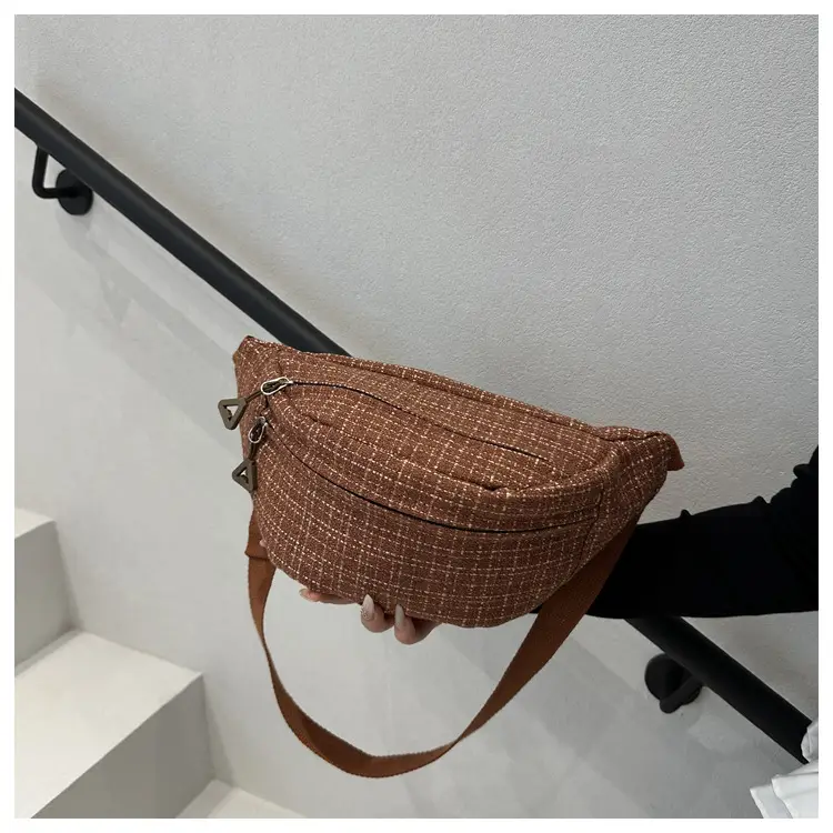 Women's Lightweight Crossbody Chest Bag with Adjustable Strap — feature 12
