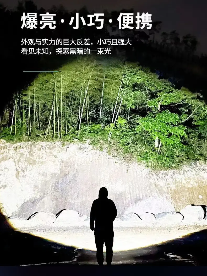 Rechargeable Flashlight with Magnetic Clip & LED Light β feature 6