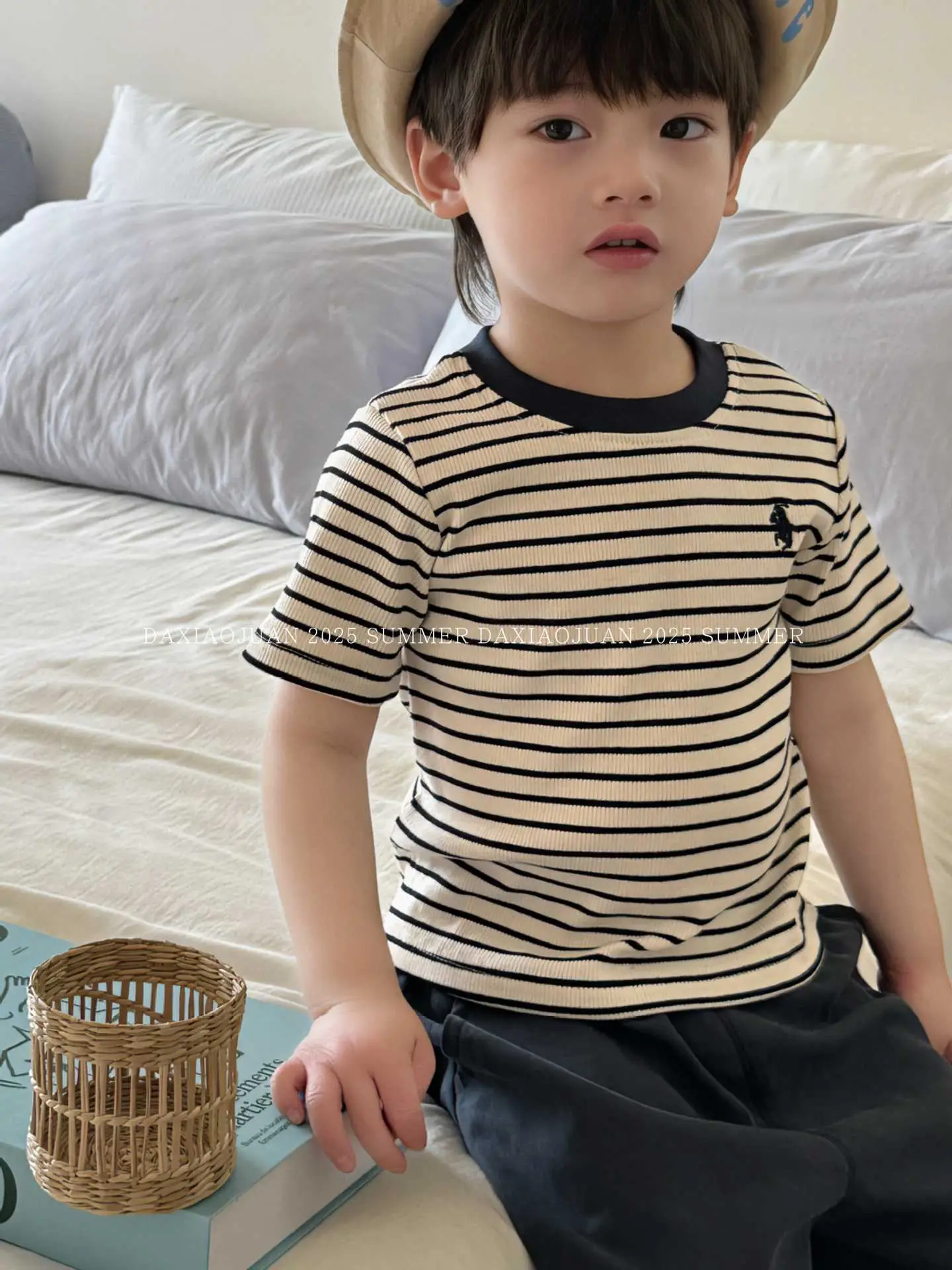 Xia Xin Boys Striped T-Shirt Roll 25 - Image 8