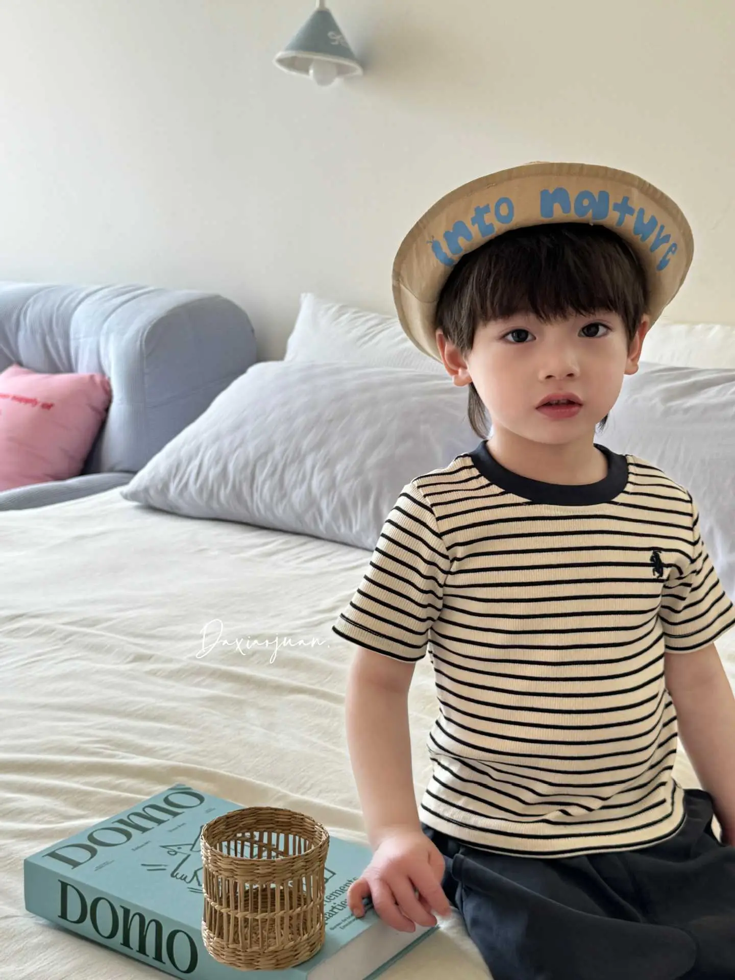 Xia Xin Boys Striped T-Shirt Roll 25 — feature 40