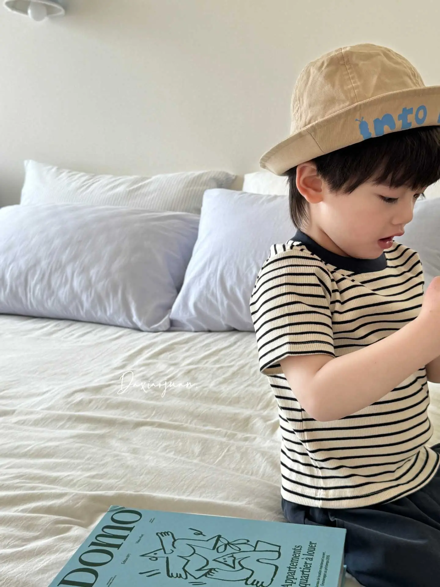 Xia Xin Boys Striped T-Shirt Roll 25 — feature 43