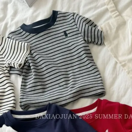 Xia Xin Boys Striped T-Shirt Roll 25 - Image 2