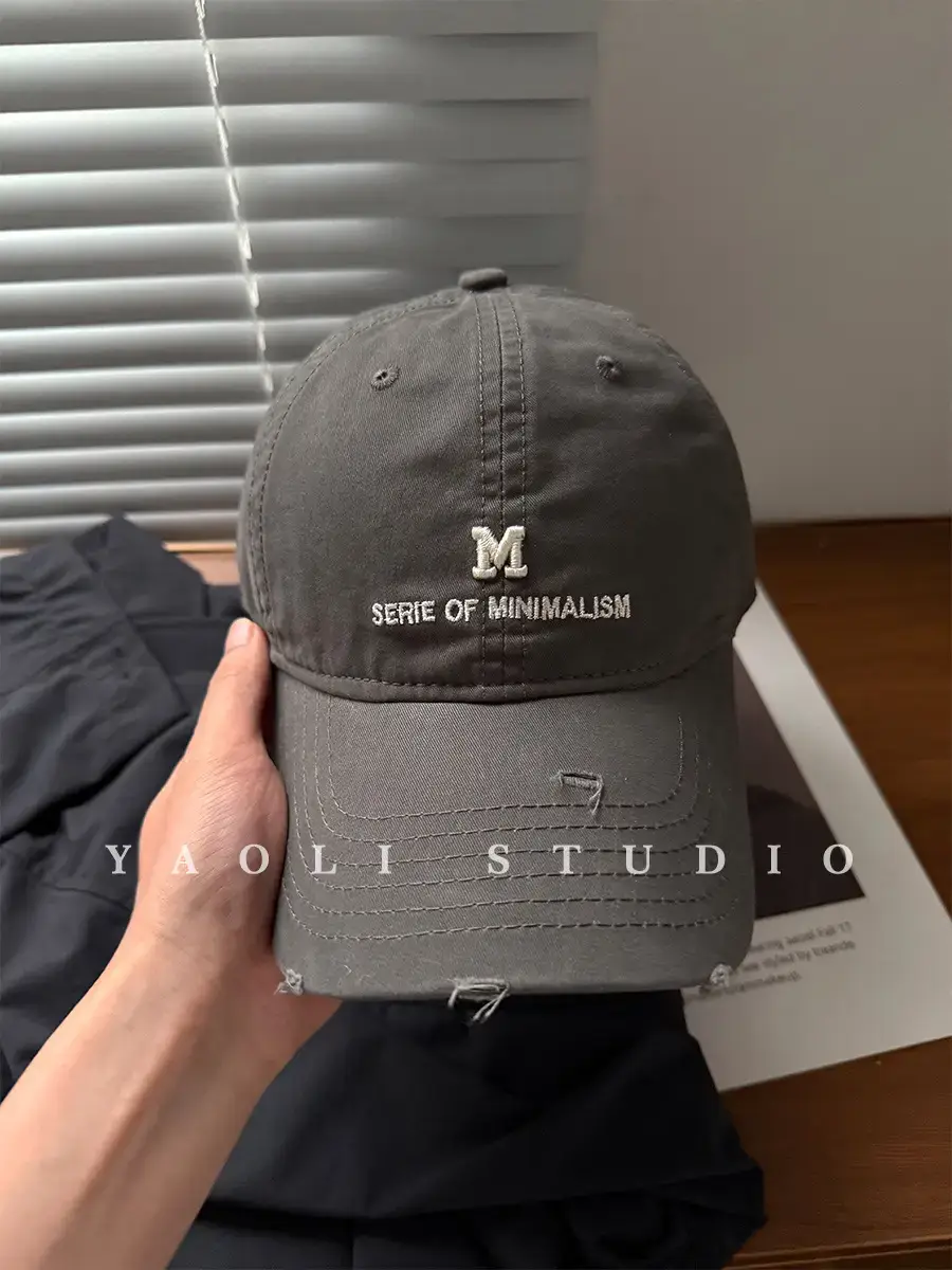 3D Embroidered Baseball Cap for Women Grey 2026 - Image 5