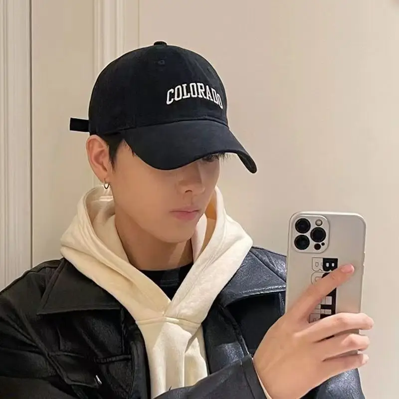 Big Head Hat for Men Black Baseball Cap Showface Small - Image 7