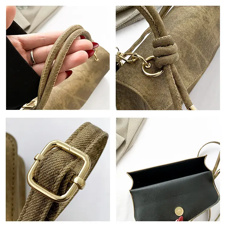 Blue Suede Women's Shoulder Crossbody Bag 2025 — feature 9