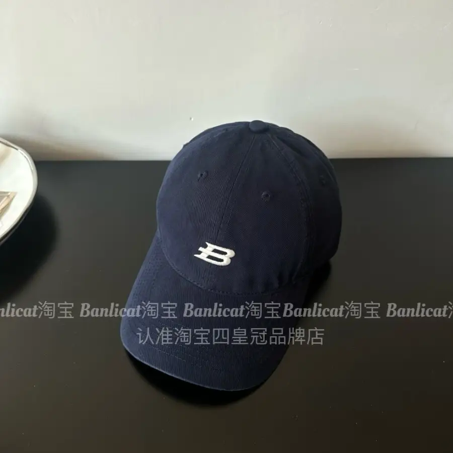 2026 Letter B Baseball Cap Sunshade Wide Brim Hat for Women