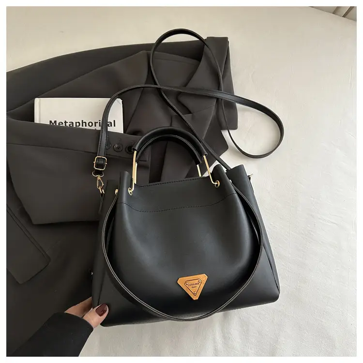 Women's Cream Retro Tote Bag Shoulder Crossbody Large Capacity — feature 15