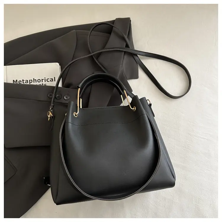 Women's Cream Retro Tote Bag Shoulder Crossbody Large Capacity — feature 17