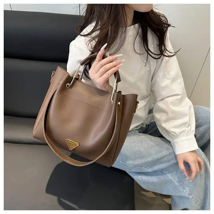 Women's Cream Retro Tote Bag Shoulder Crossbody Large Capacity — feature 34