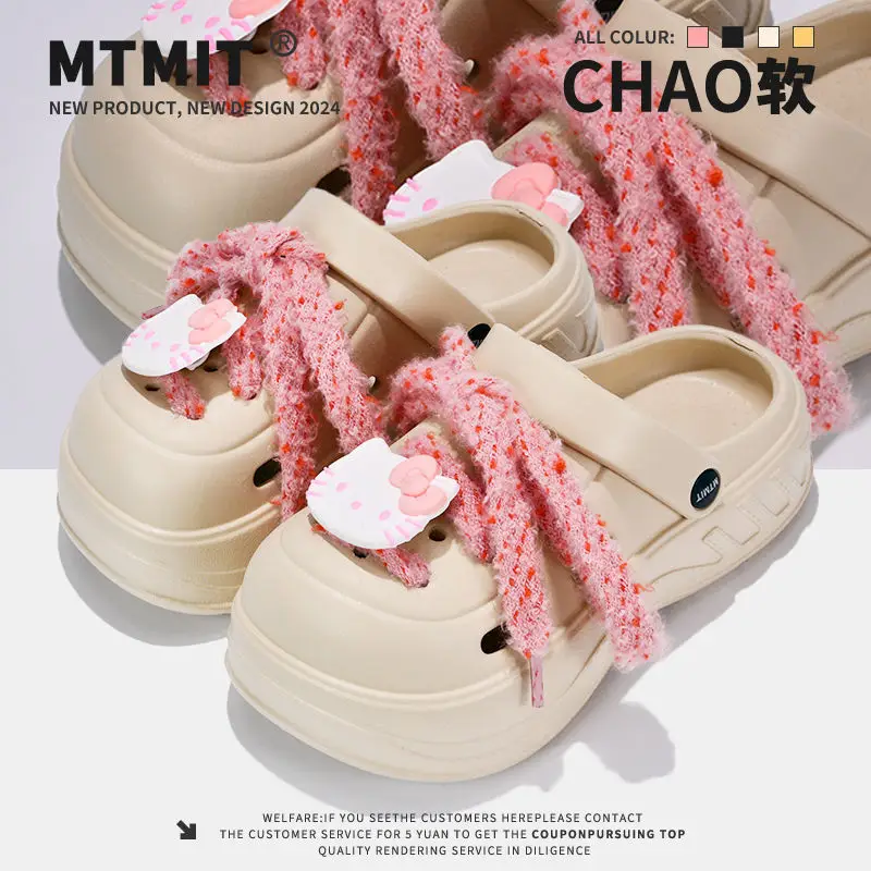 Women Cartoon Toe Clogs Black Summer — feature 23