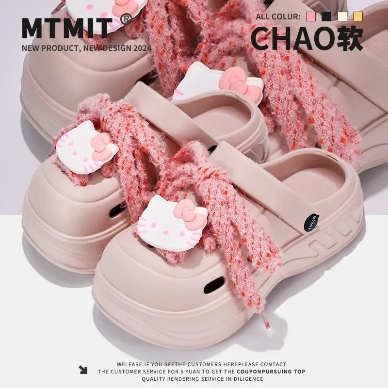 Women Cartoon Toe Clogs Black Summer — feature 24