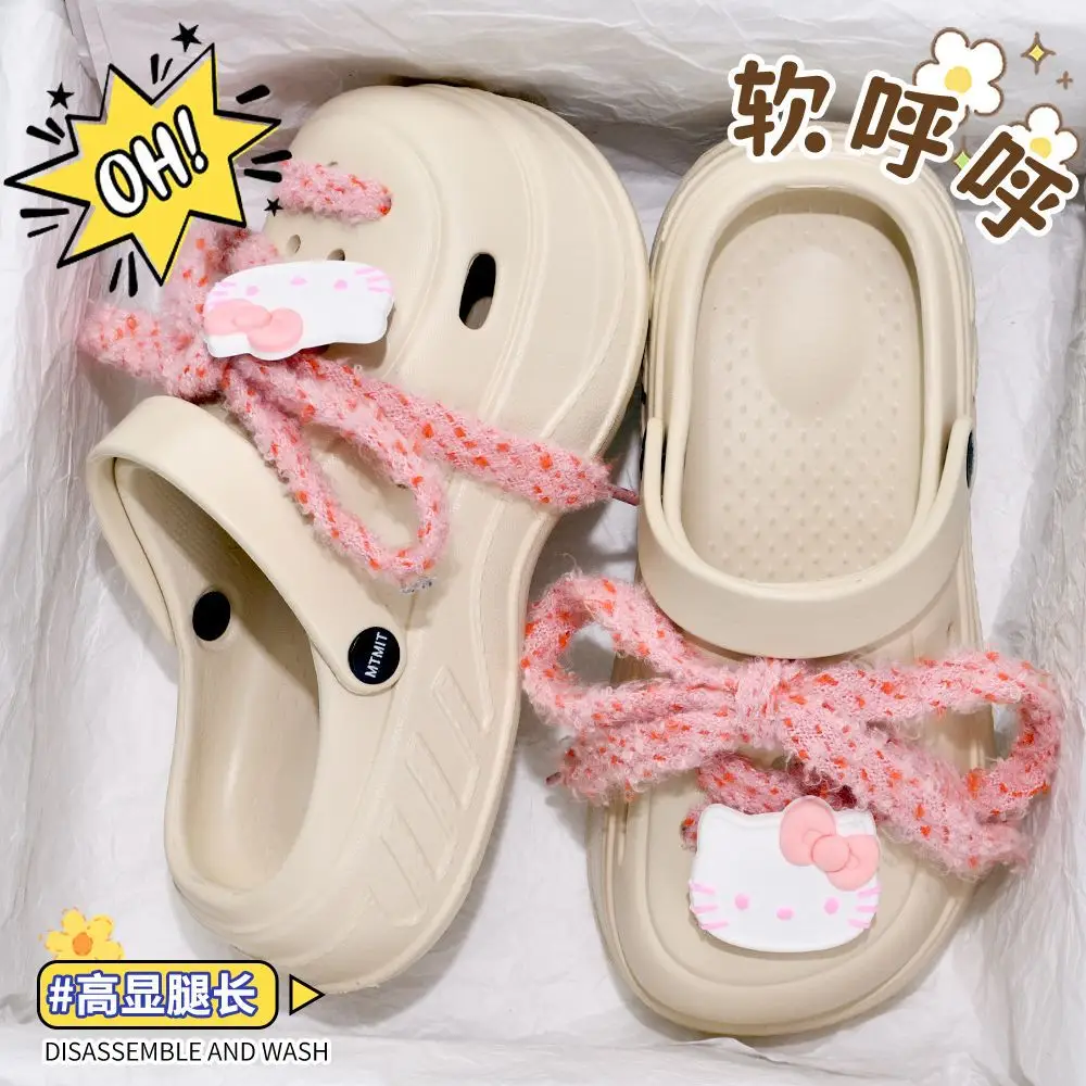 Women Cartoon Toe Clogs Black Summer — feature 26