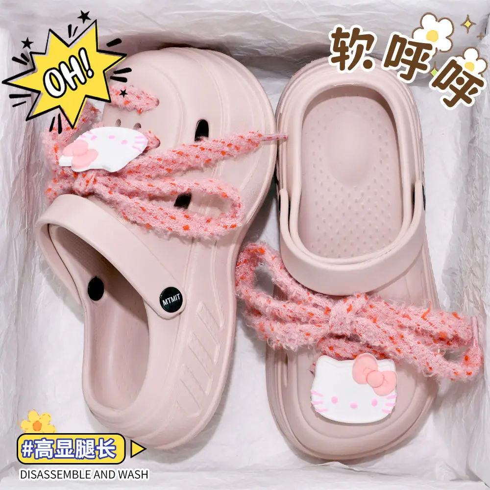 Women Cartoon Toe Clogs Black Summer — feature 27