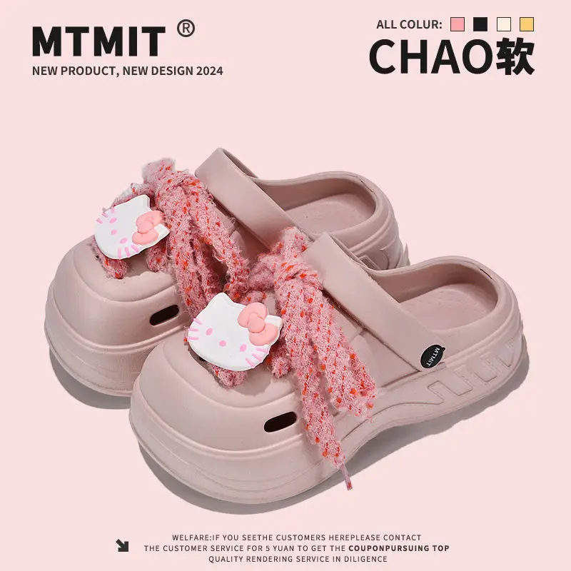 Women Cartoon Toe Clogs Black Summer — feature 33