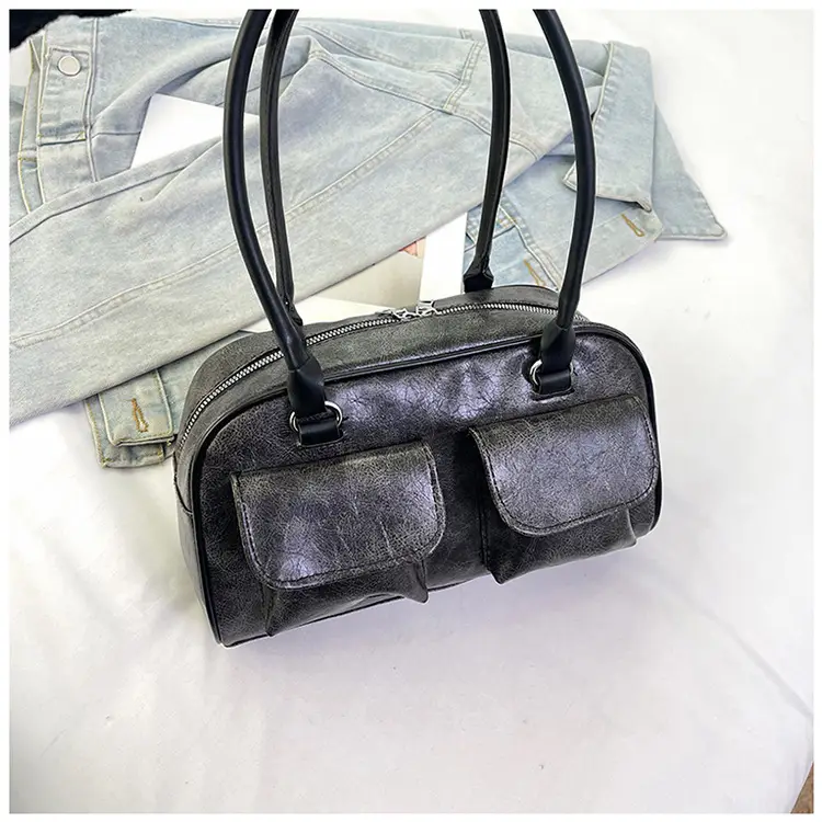 Large Capacity Cross-border Leather Shoulder Bag — feature 17