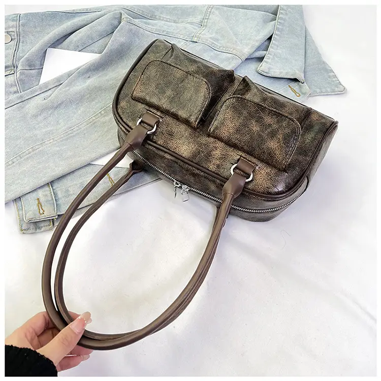 Large Capacity Cross-border Leather Shoulder Bag — feature 20