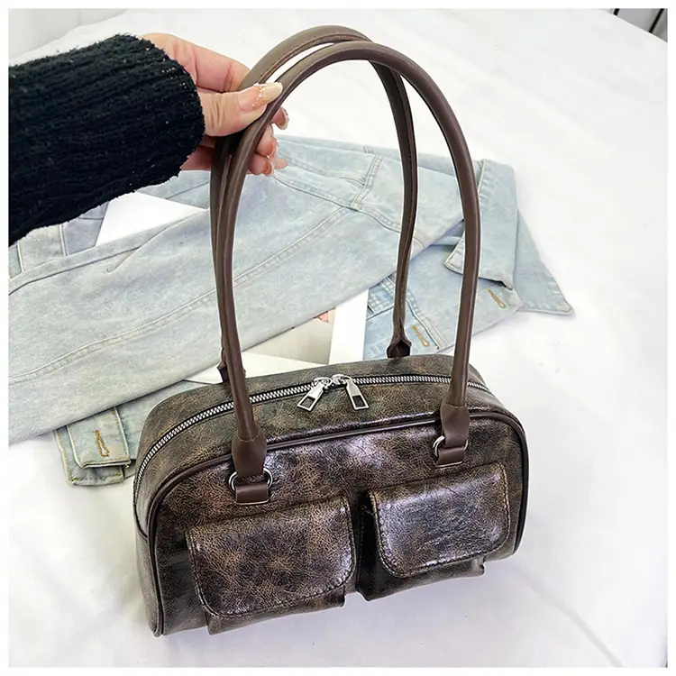 Large Capacity Cross-border Leather Shoulder Bag — feature 22