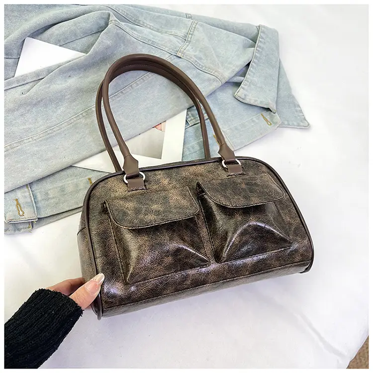 Large Capacity Cross-border Leather Shoulder Bag — feature 25