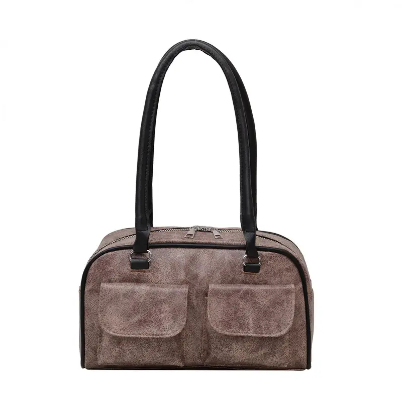Large Capacity Cross-border Leather Shoulder Bag - Image 2