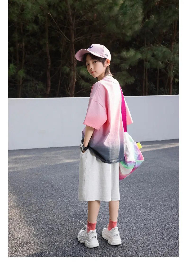Panda Yuanyuan 2025 Kids Pure Cotton Tie-dye T-shirt — feature 27