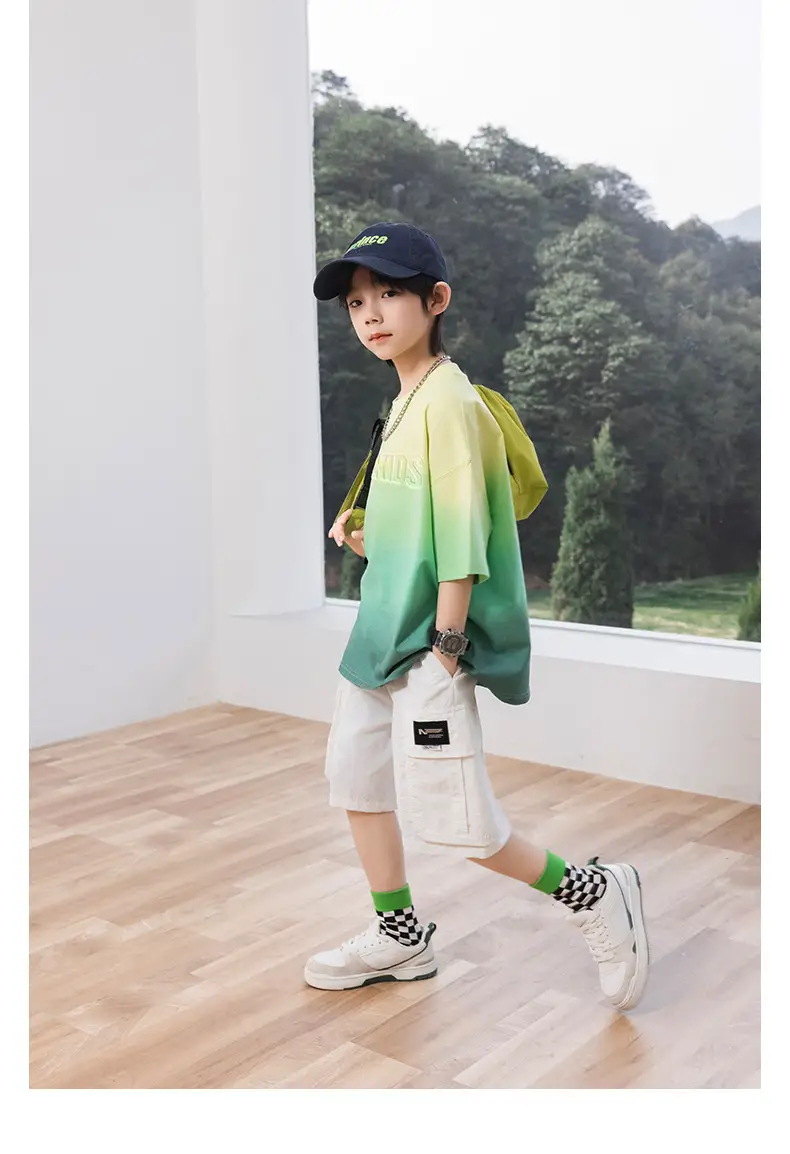 Panda Yuanyuan 2025 Kids Pure Cotton Tie-dye T-shirt — feature 29