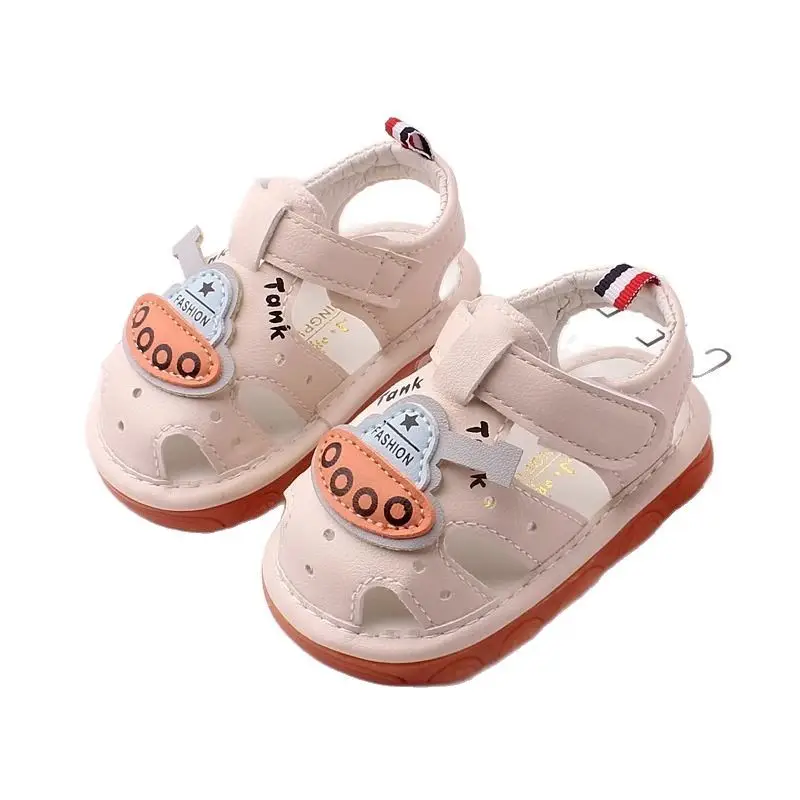 Pink Baby Sandals for 1-2 Years Soft Sole