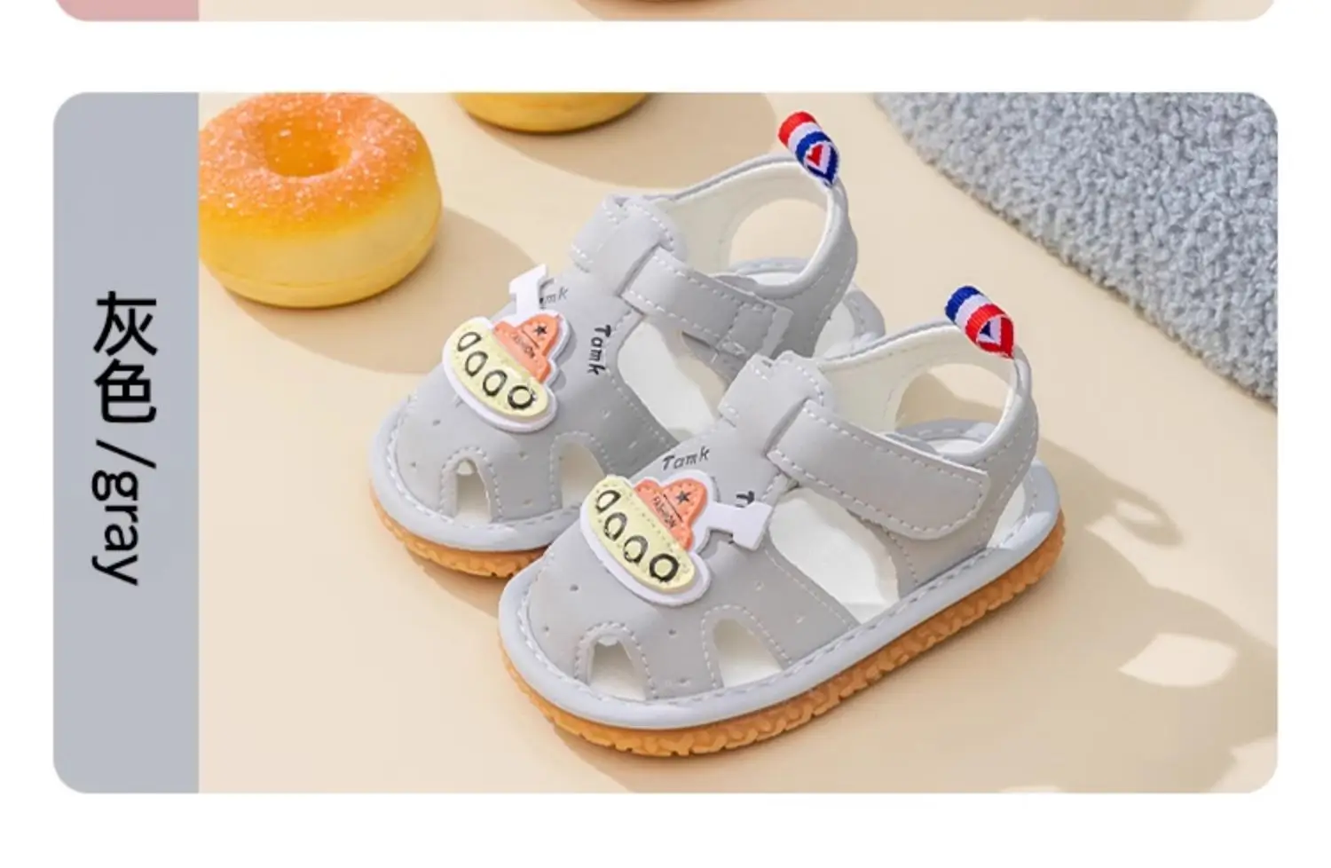 Pink Baby Sandals for 1-2 Years Soft Sole — feature 20